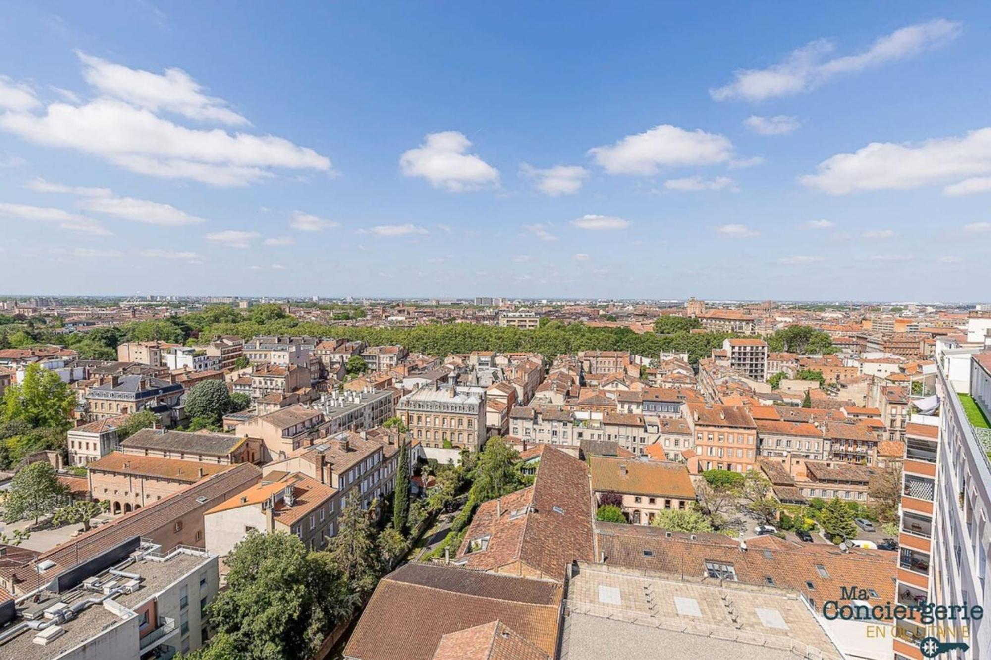 Montaudran Place Dupuy - Vue Panoramique -Metro Toulouse Buitenkant foto